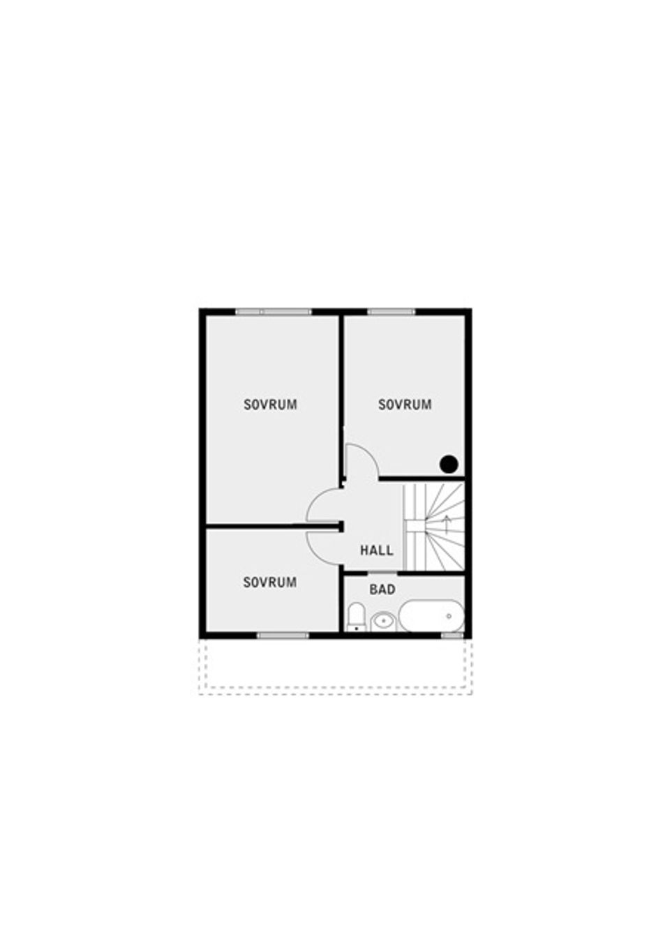 Villa, Radhus, Torpängsvägen 8, Gribbylund, Täby