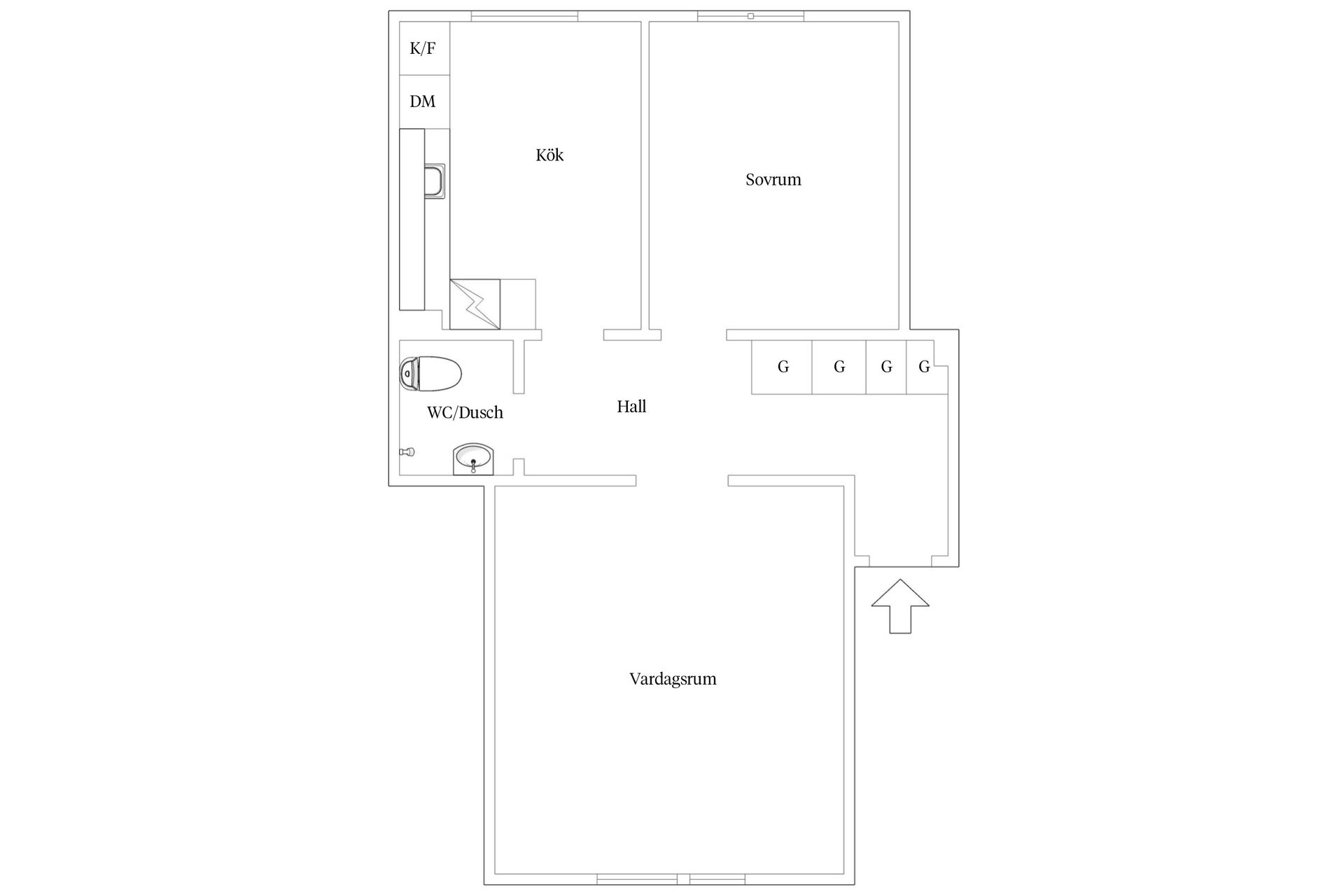 Bostadsrätt, Gullrisgatan 7C, Centrala Hisingen, Göteborg