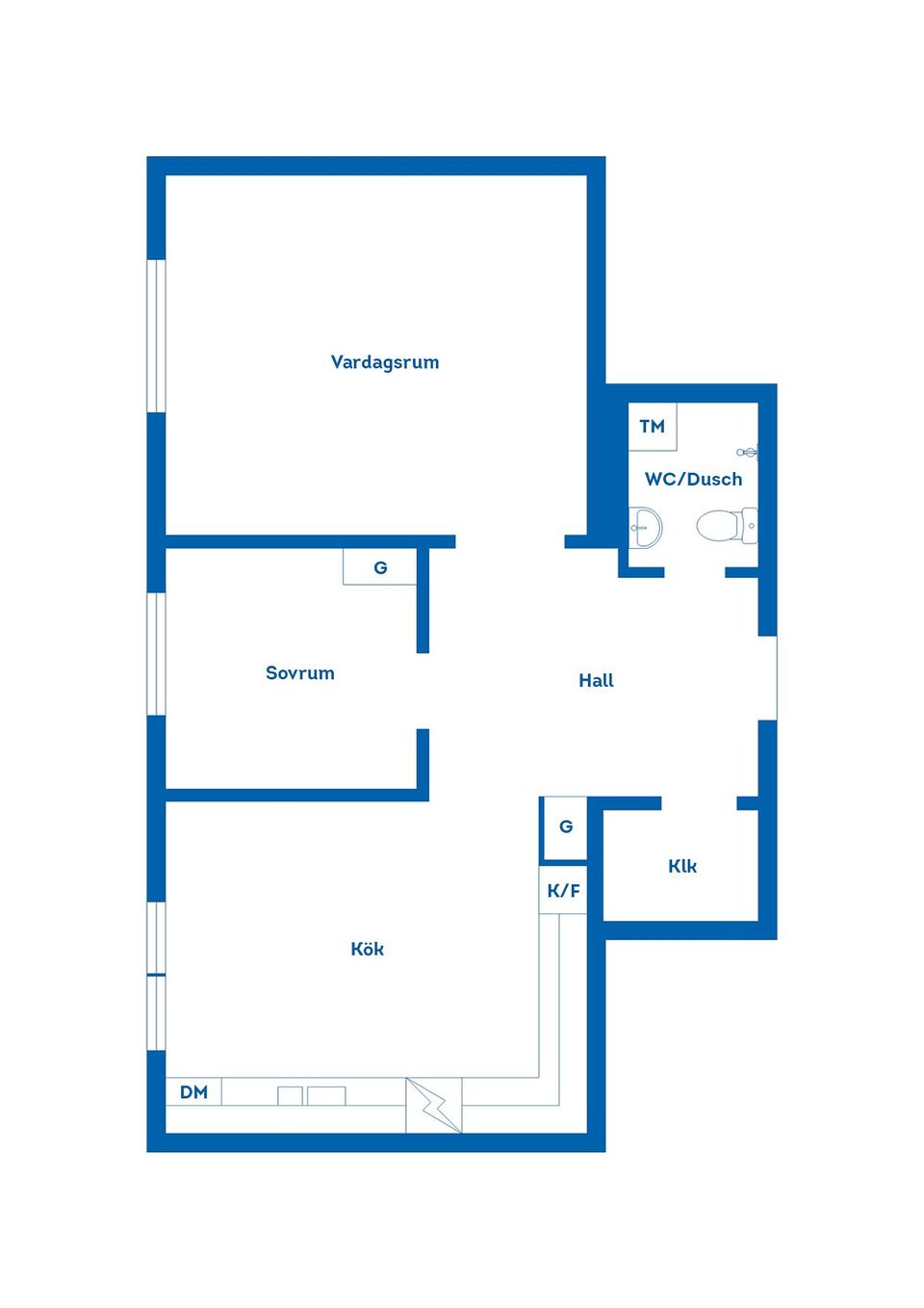 Bostadsrätt, Nygatan 15 C, Centralt, Gnesta