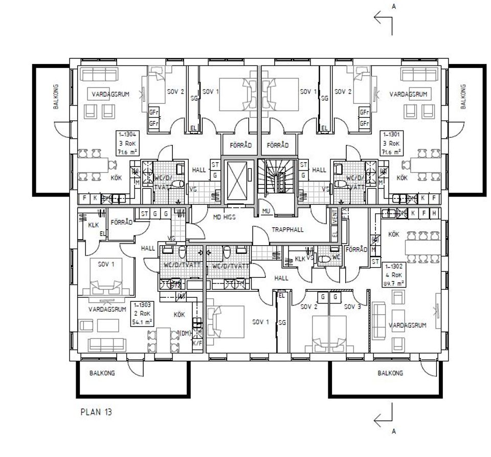 Bostadsrätt, Snödroppevägen 2 (1303), Kärna, Kungälv