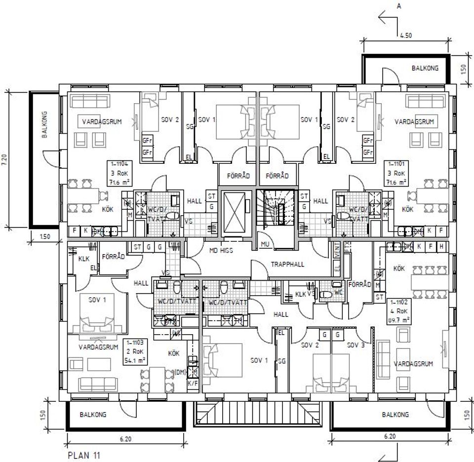 Bostadsrätt, Snödroppevägen 2 (1103), Kärna, Kungälv