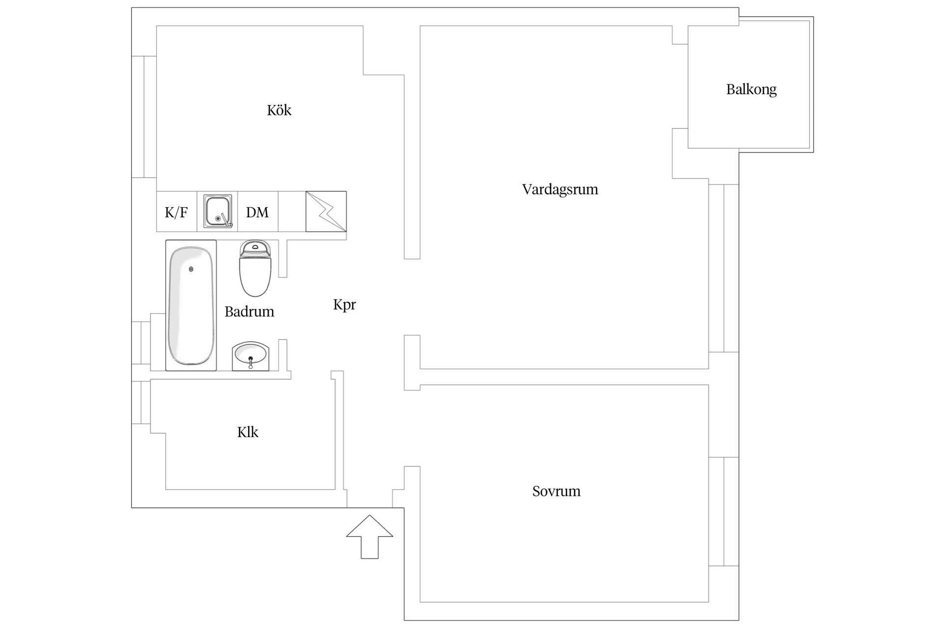 Bostadsrätt, Östra Bernadottesgatan 37 A, Limhamn, Malmö
