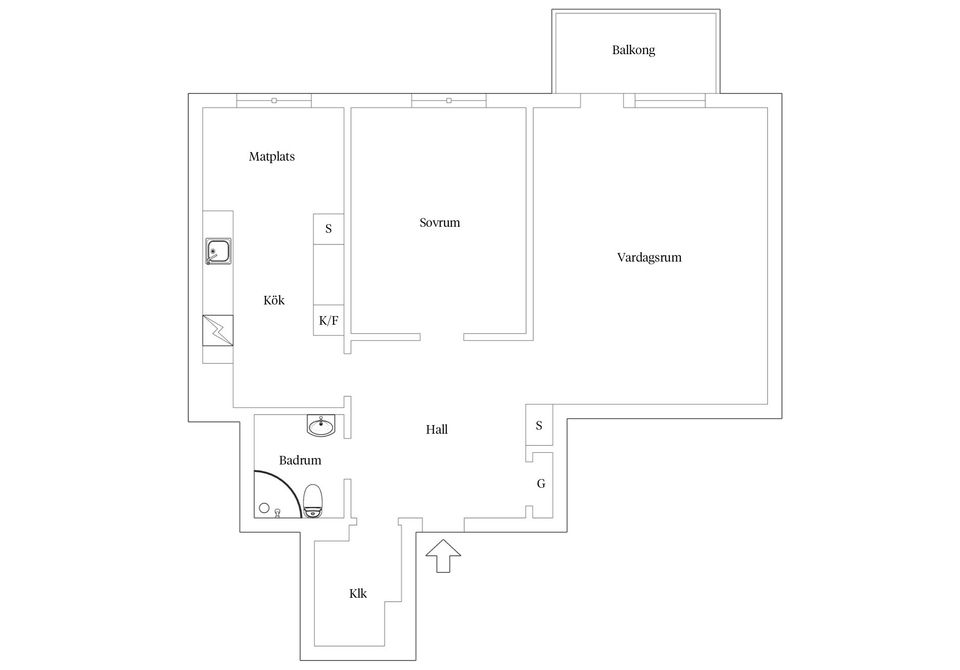 Bostadsrätt, Kabelgatan 16, Majorna, Göteborg