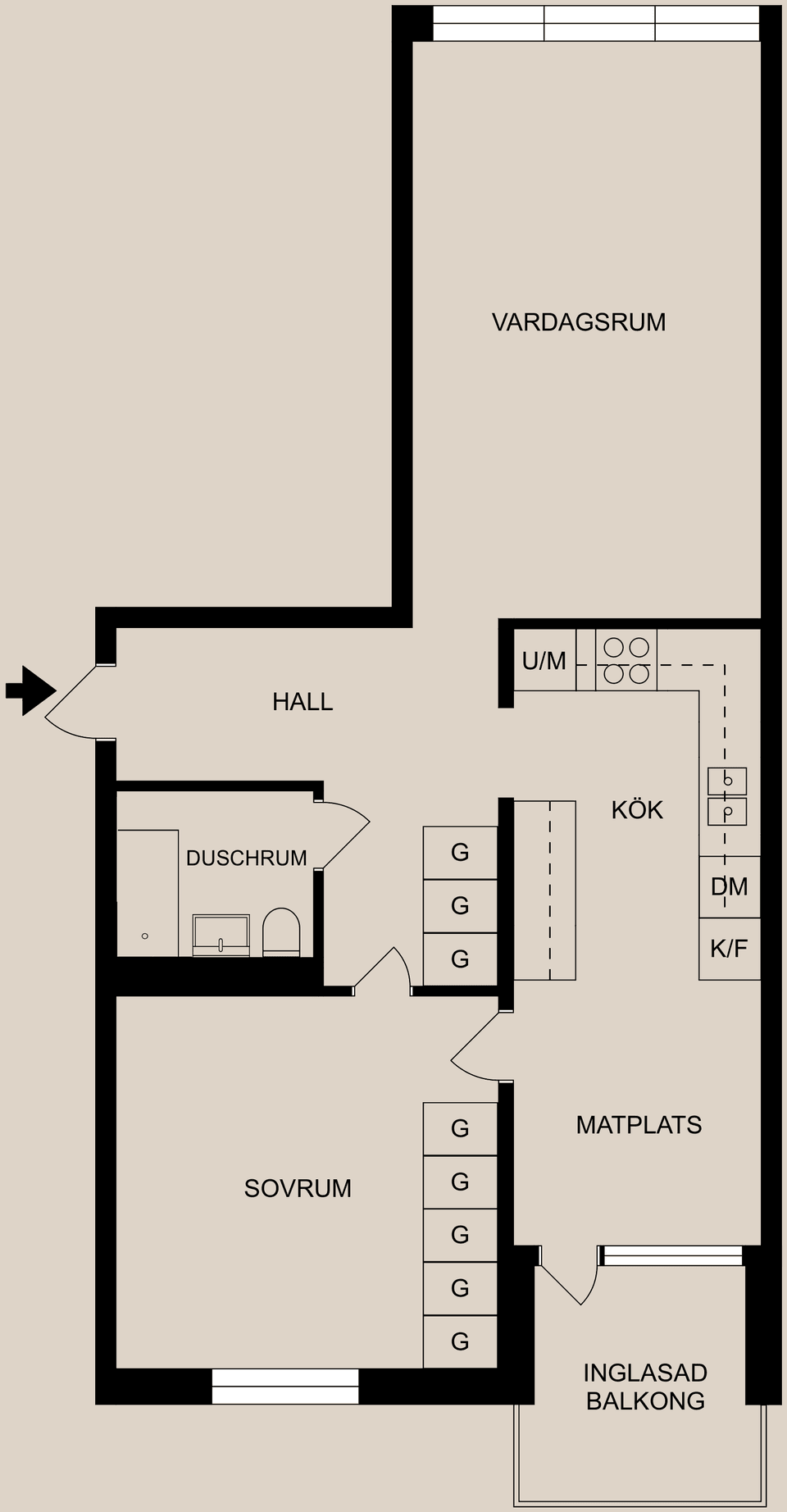 Bostadsrätt, Reenstiernagatan 90, Eneby, Norrköping