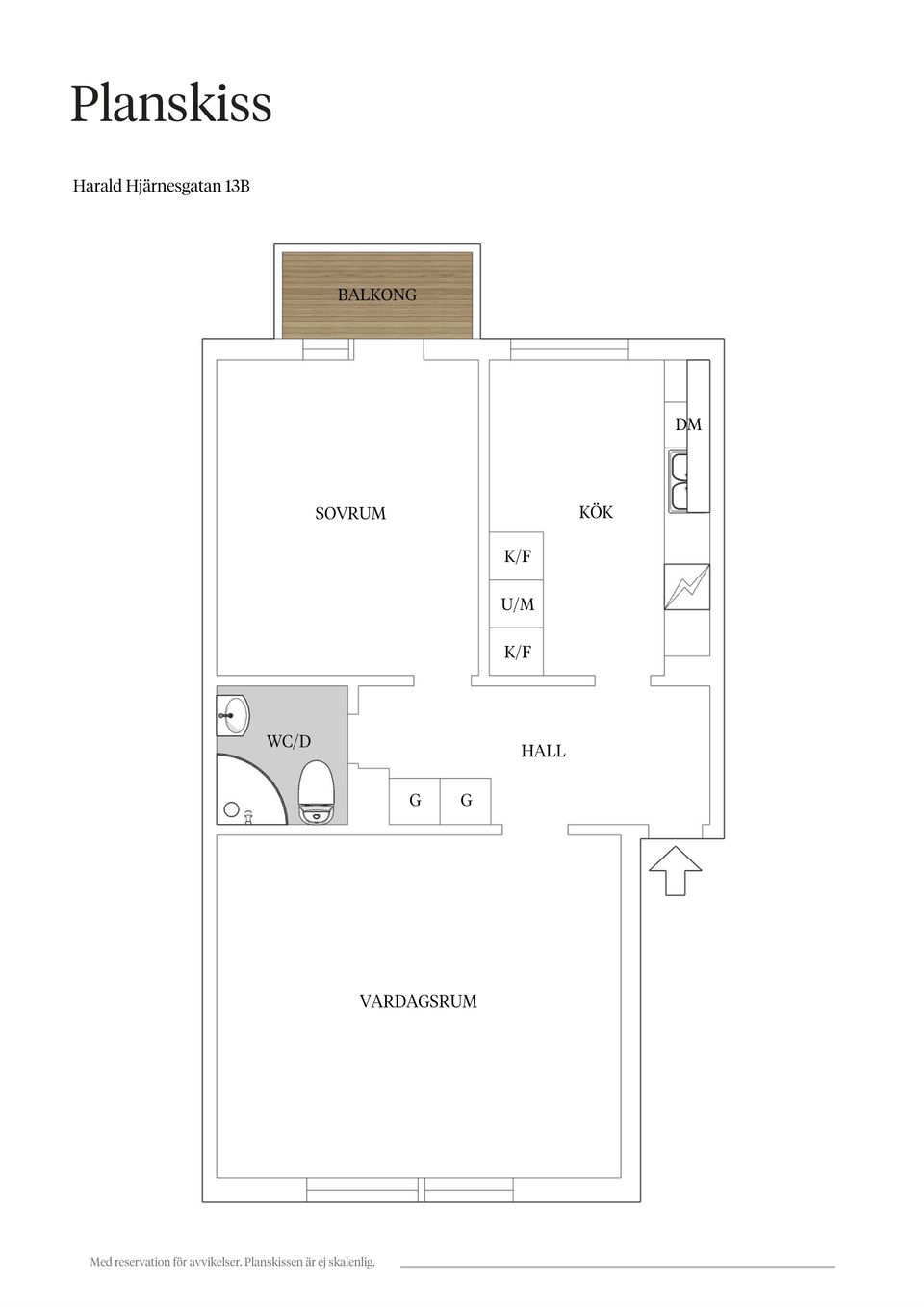 Bostadsrätt, Harald Hjärnesgatan 13B, Centrala Hisingen, Göteborg