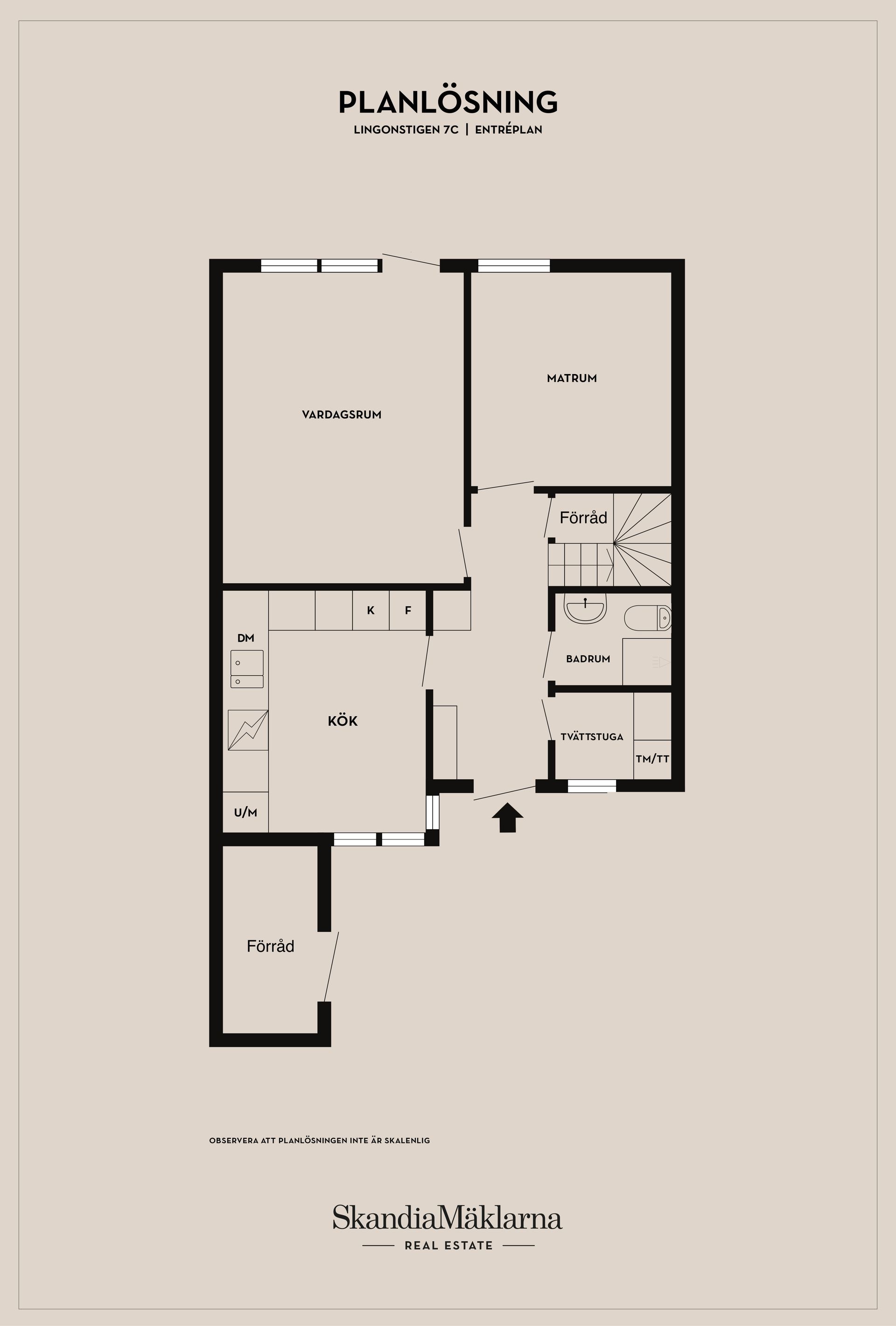 Bostadsrätt, Lingonstigen 7C, Bärområdet, Ystad