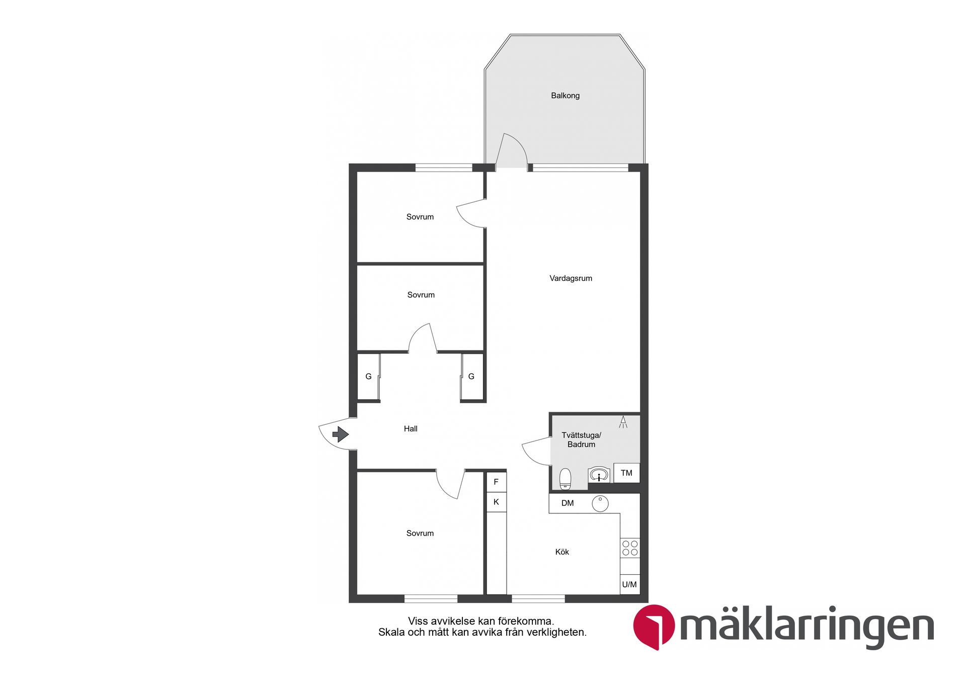Bostadsrätt, Tegvägen 28, Viksjö, Järfälla