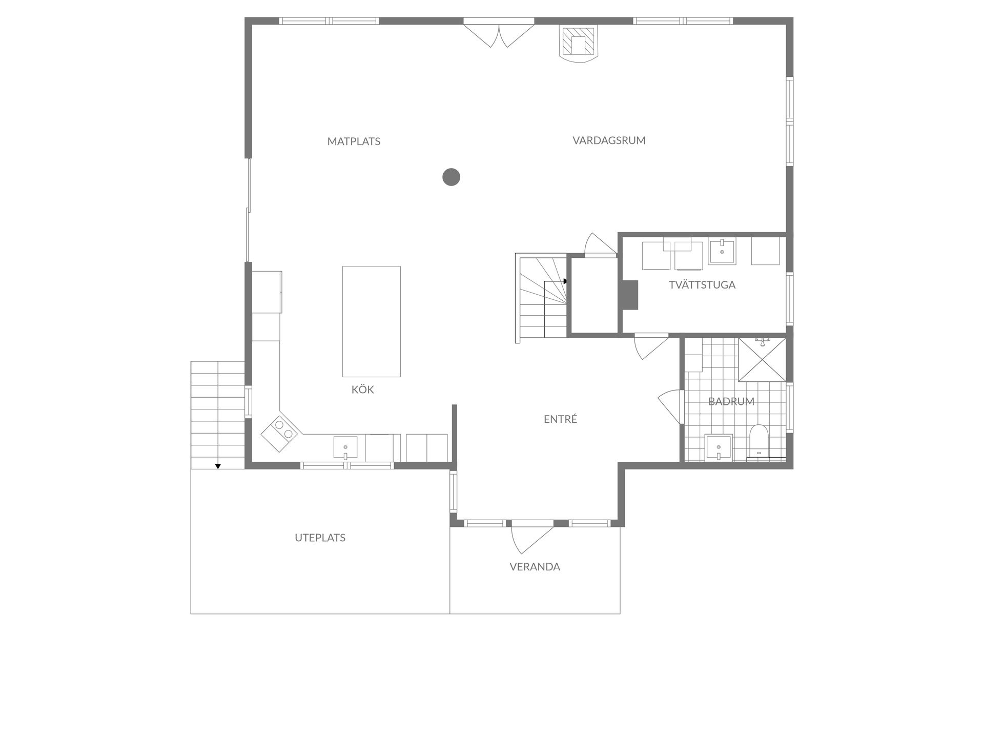 Villa, Gösvägen 1, Sticklinge, Lidingö
