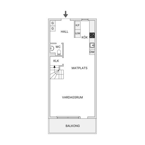 Bostadsrätt, Kungsgatan 9L, Jönköping Söder, Jönköping