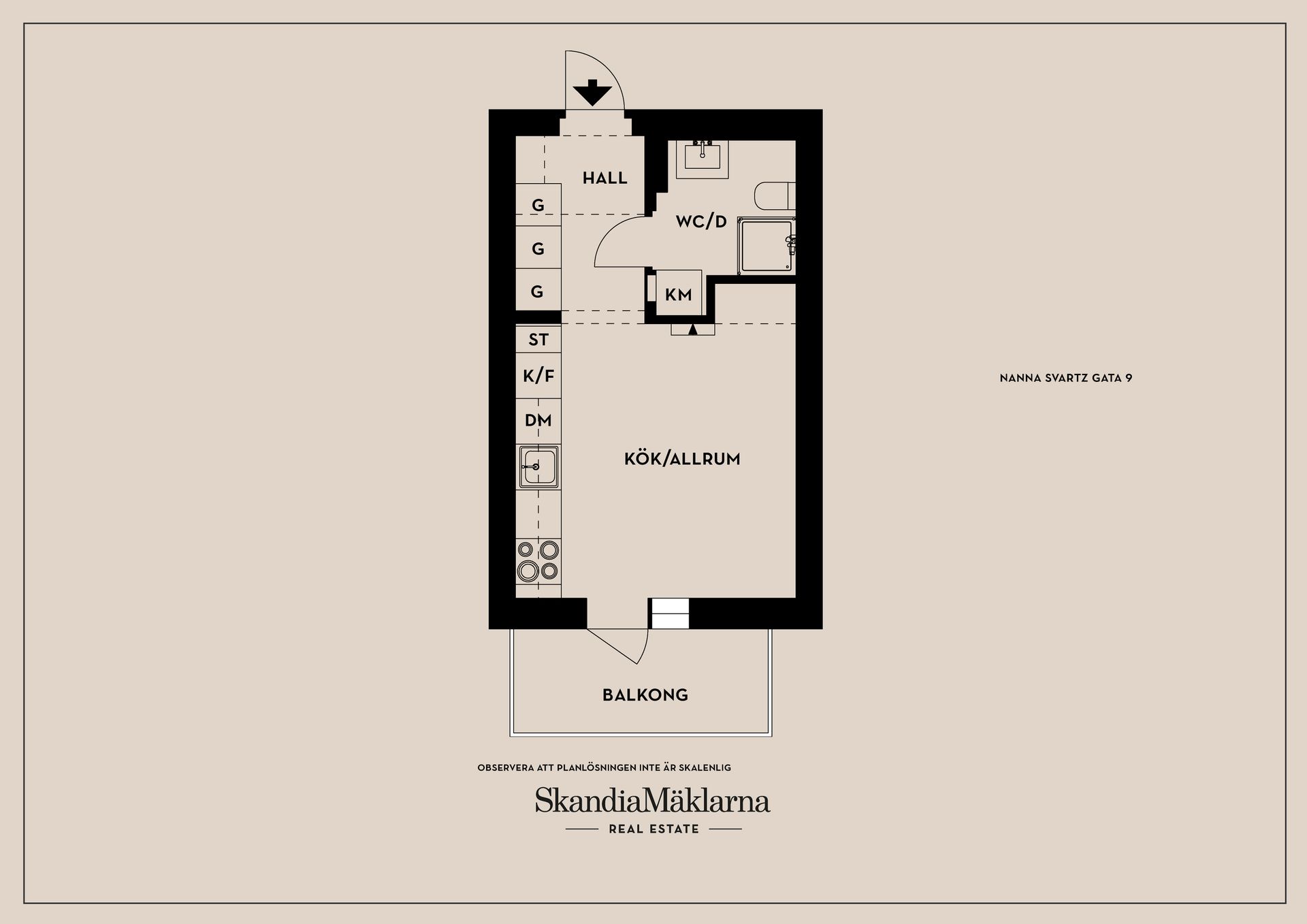 Bostadsrätt, Nanna Svartz gata 9, Vallastaden, Linköping