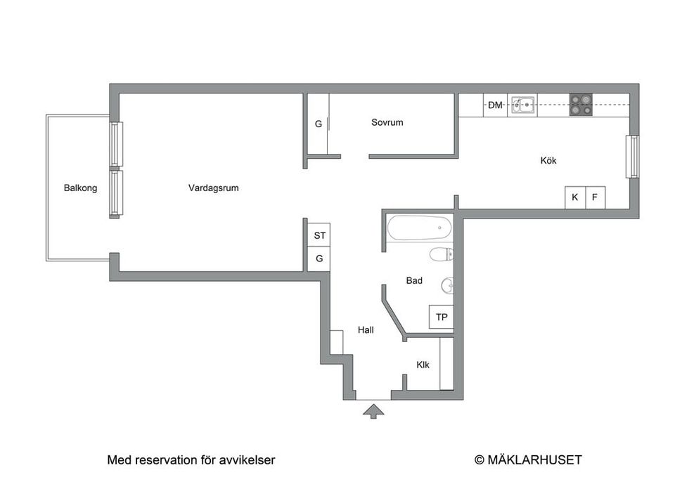 Bostadsrätt, Bygatan 9, Huvudsta, Solna