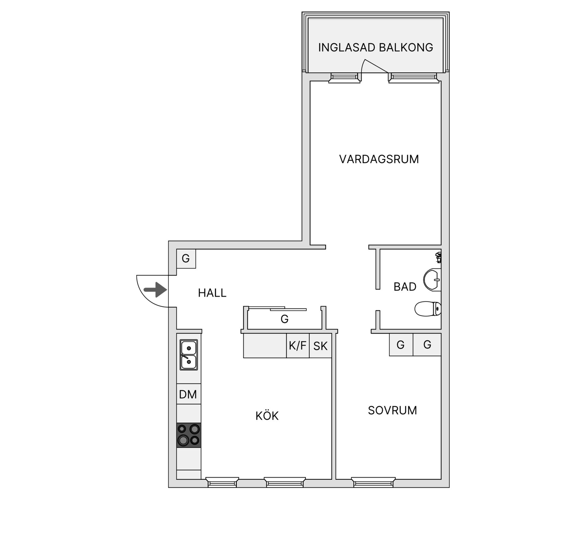 Bostadsrätt, Getbergsvägen 32, Morön, Skellefteå