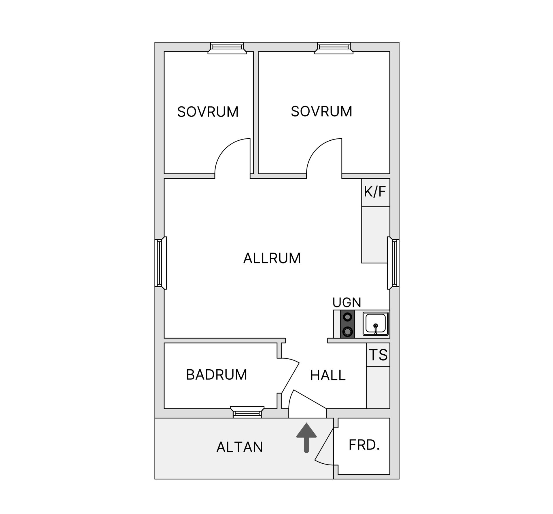 Bostadsrätt, Fritidshus, Blå vägen 19D, Hemavan, Storuman