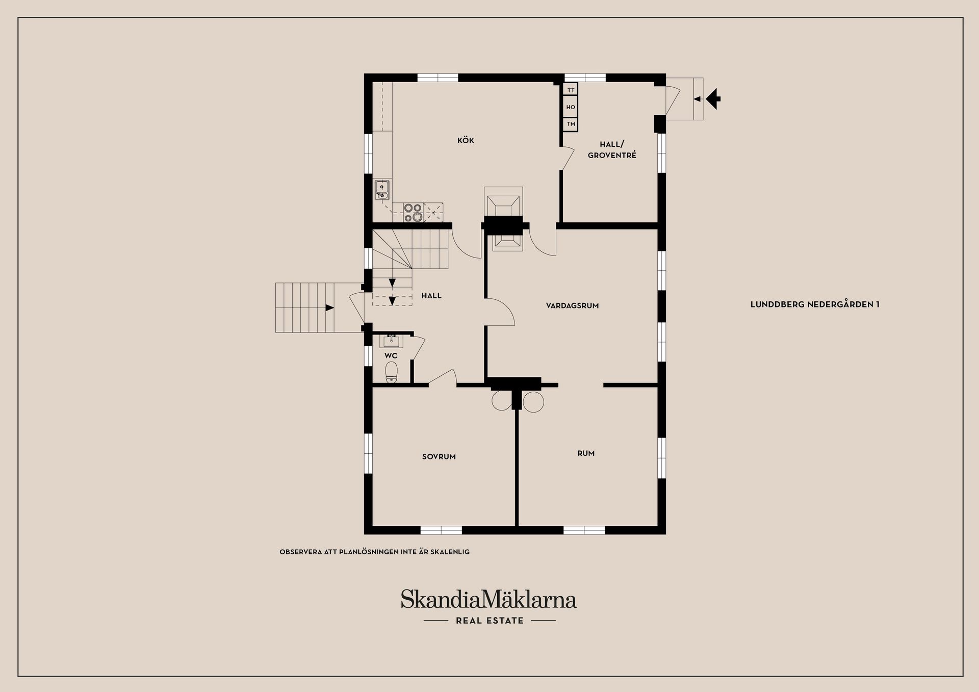 Villa, Lundsberg Nedergården 1, Borås