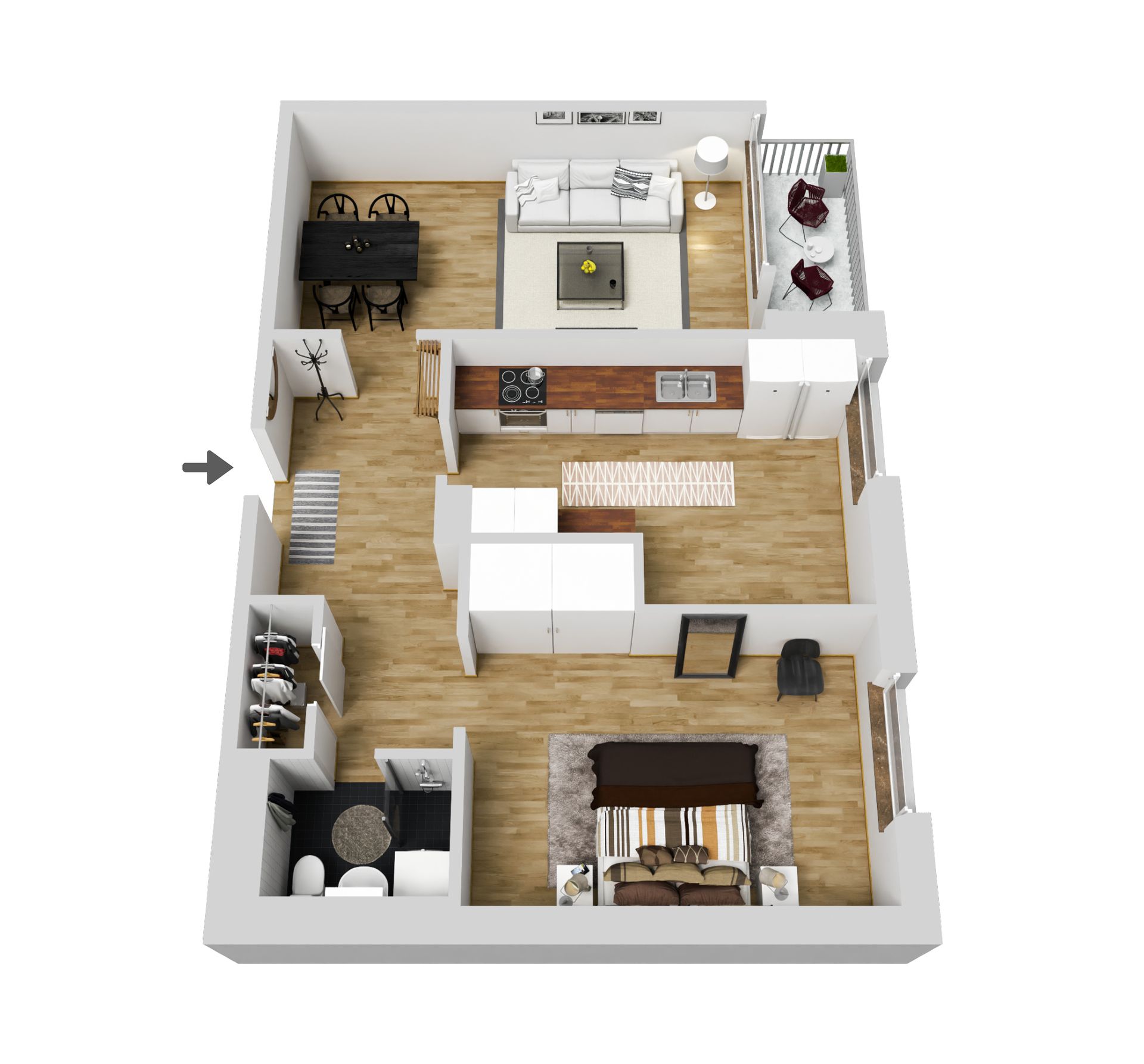 Bostadsrätt, Mellangatan 21A, Timrå