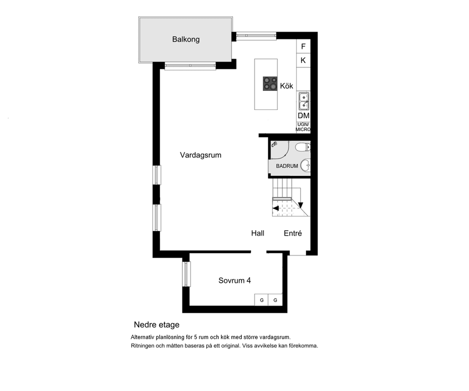 Bostadsrätt, Ekensbergsvägen 23, vån 5 & 6, Gröndal - Ekensberg, Stockholm