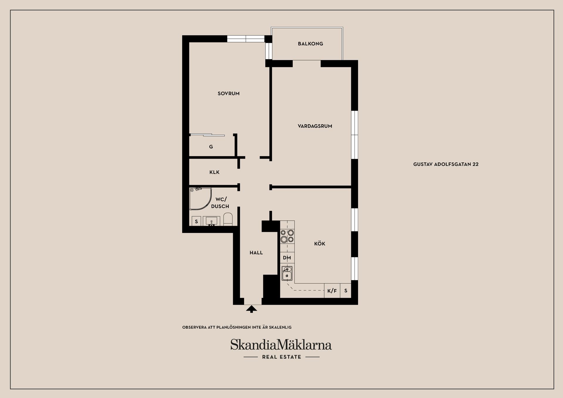 Bostadsrätt, Gustav Adolfsgatan 22, Vasastaden, Linköping