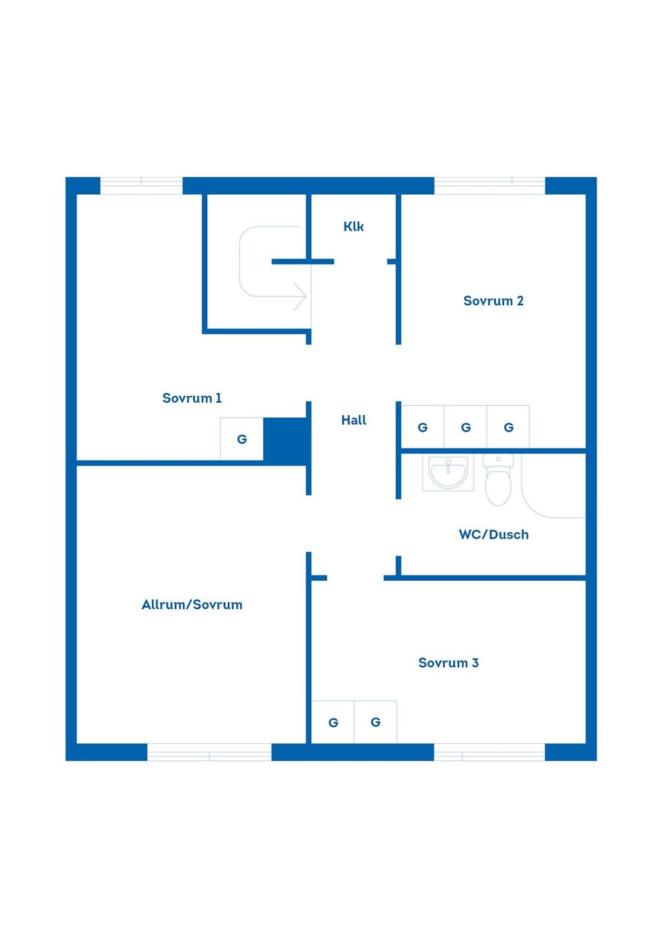 Bostadsrätt, Radhus, Skalla hamnväg 12D, Marielundsviken, Strängnäs
