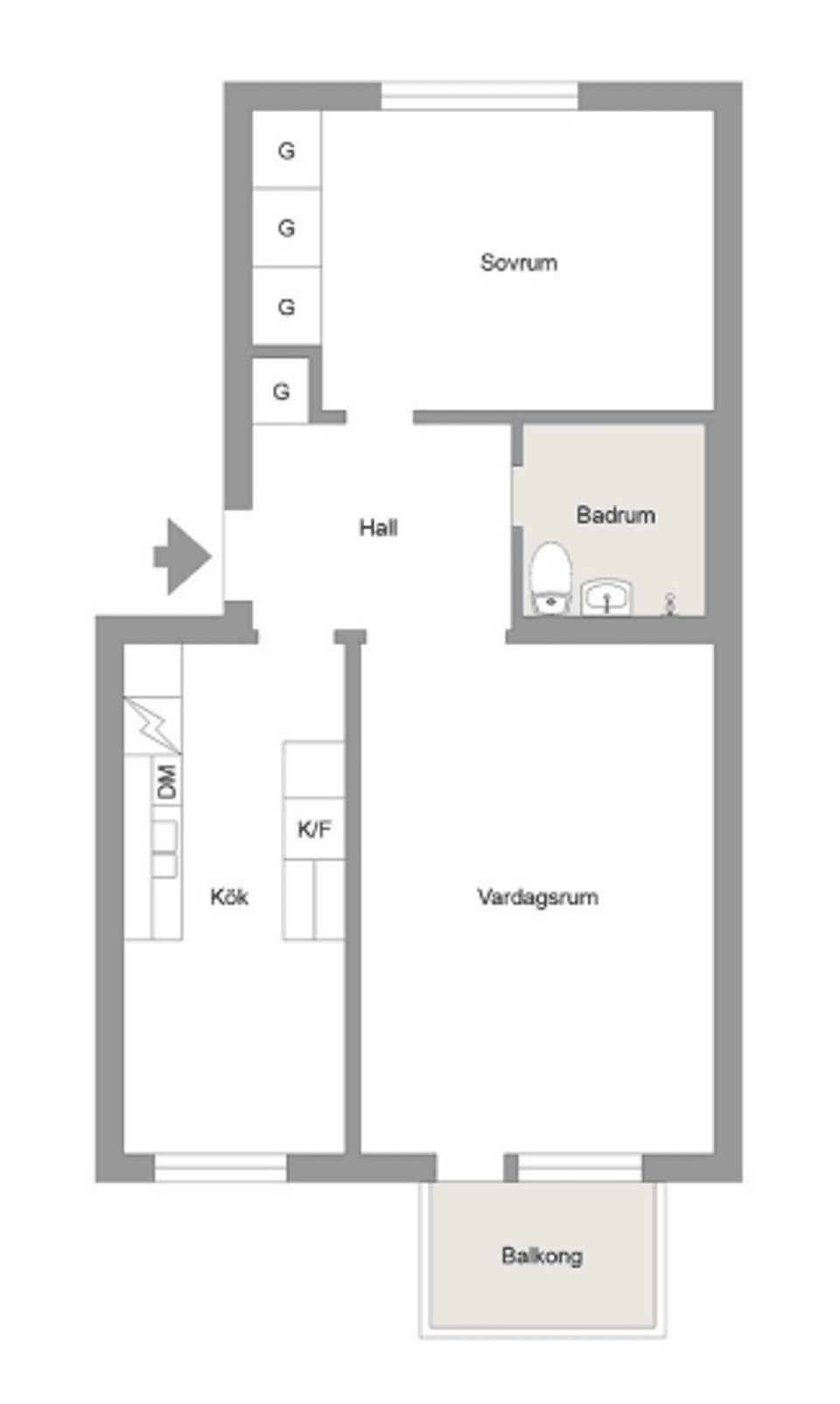 Bostadsrätt, Henrik gjutares gata 32B, Norrmalm, Skövde
