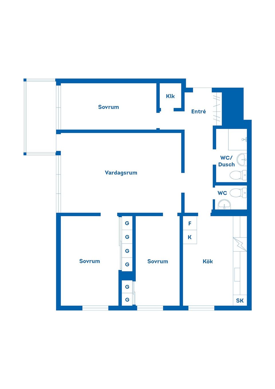 Bostadsrätt, Norra Möllebacksgränd 2, Trossö, Karlskrona