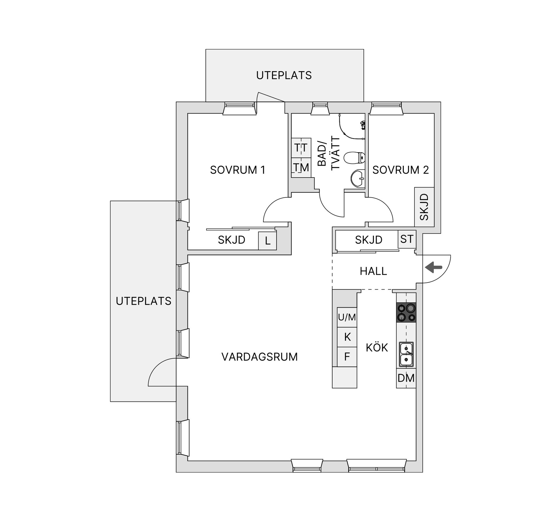 Bostadsrätt, Skyttelgatan 7, Kungsängen, Uppsala