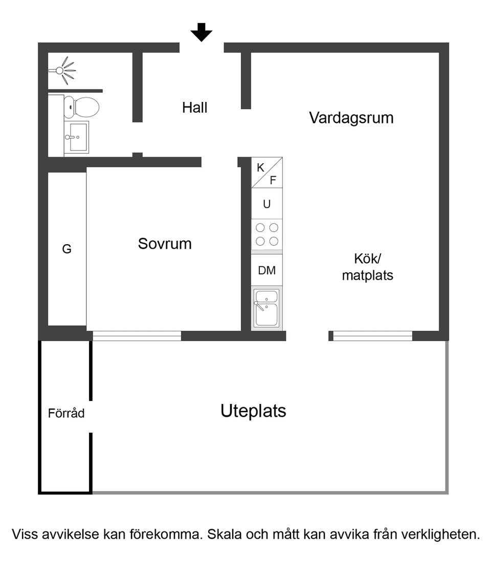 Bostadsrätt, Gråbergsgatan 5, Vilbergen, Norrköping