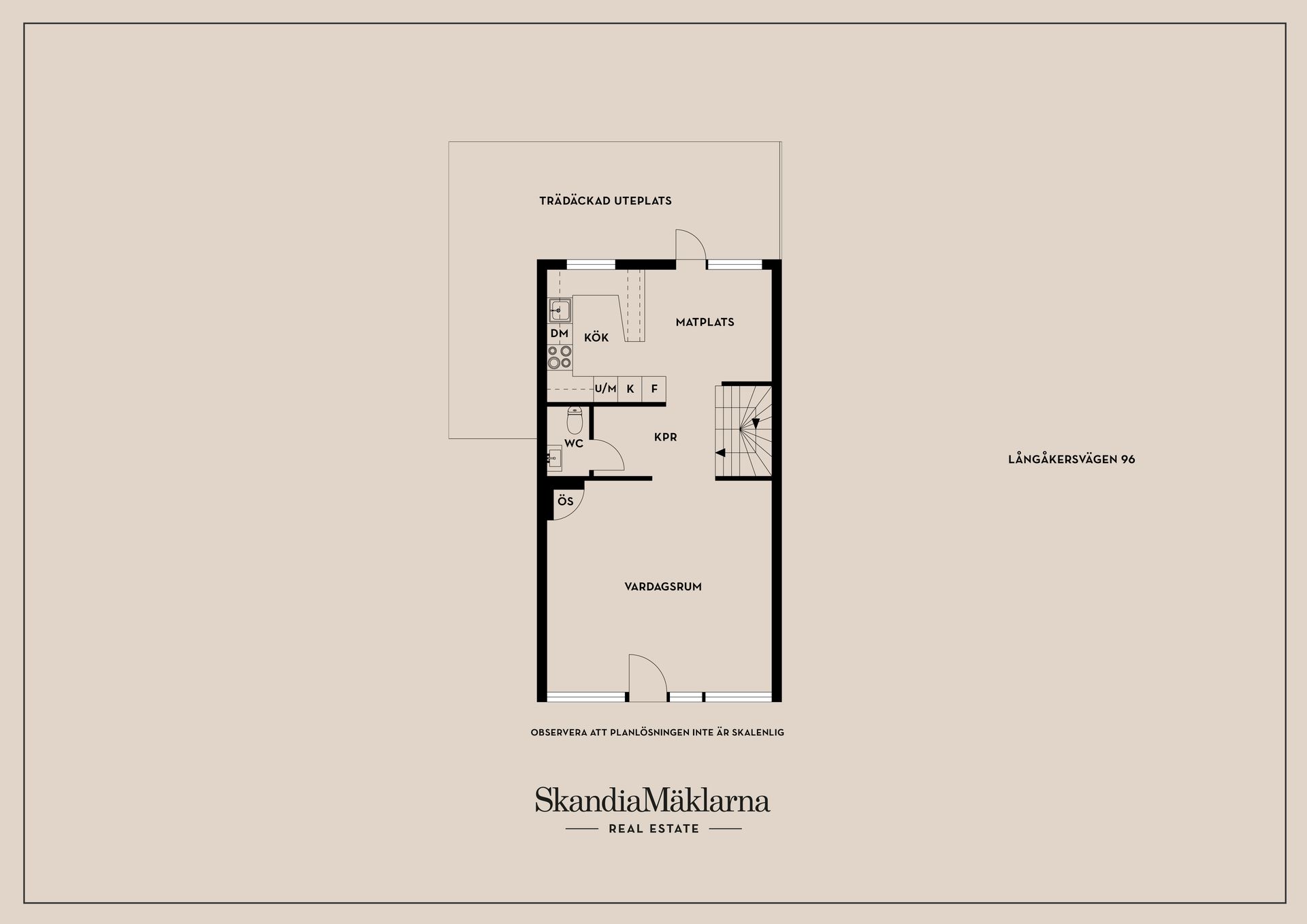 Radhus, Långåkersvägen 96, Stureby, Stockholm