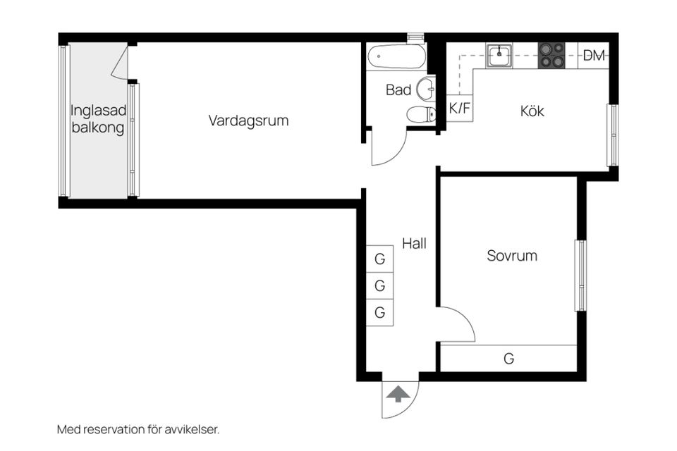 Bostadsrätt, Tvillinggatan 1 B, Jungfruplatsen, Mölndal