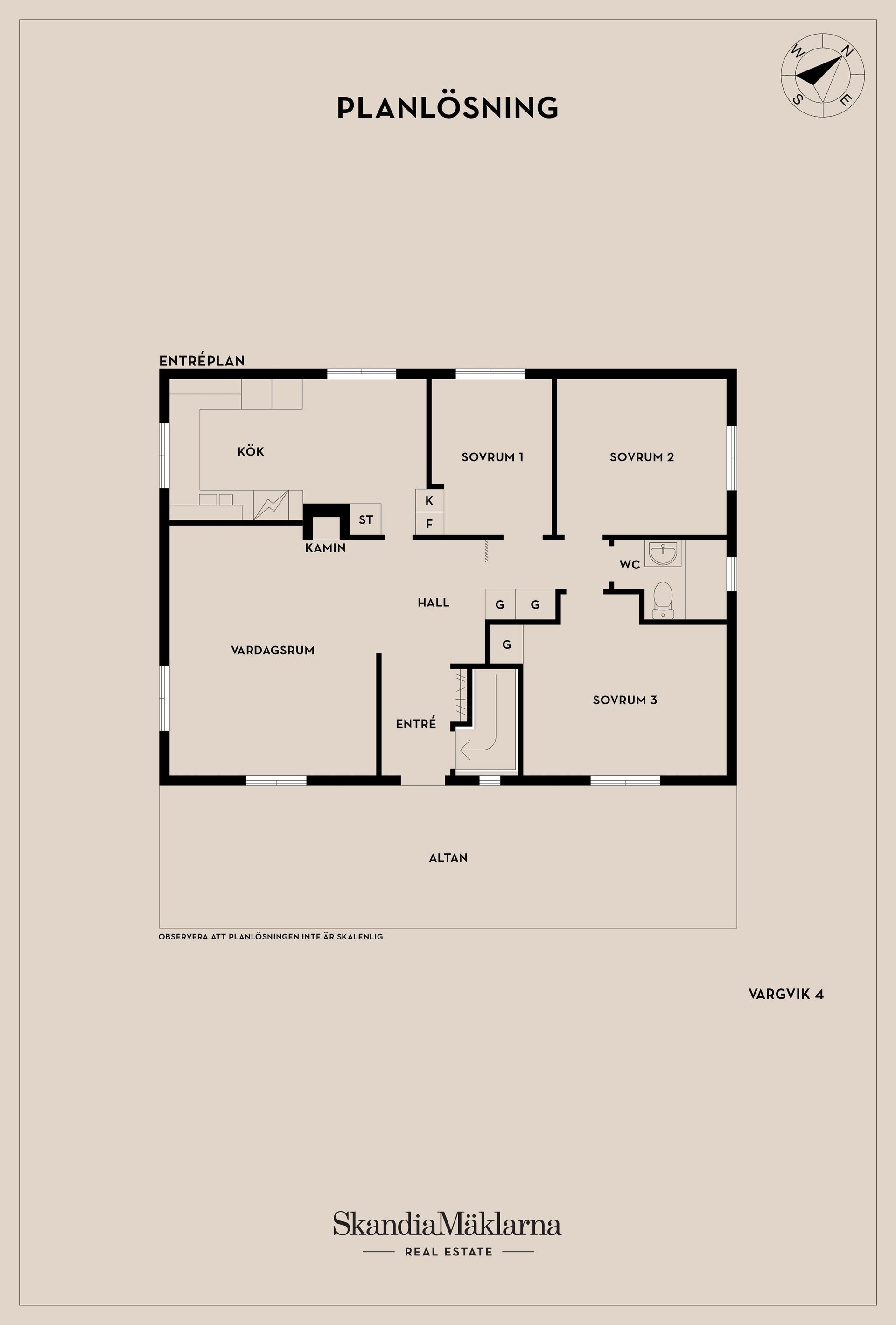 Villa, Vargvik 4, Haninge