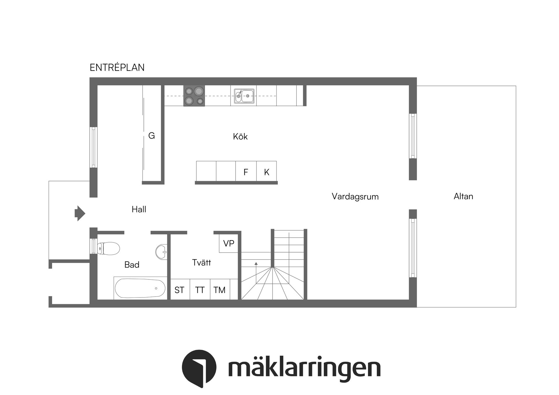 Bostadsrätt, Radhus, Friluftsvägen 7E, Gamla Nynäs, Enköping