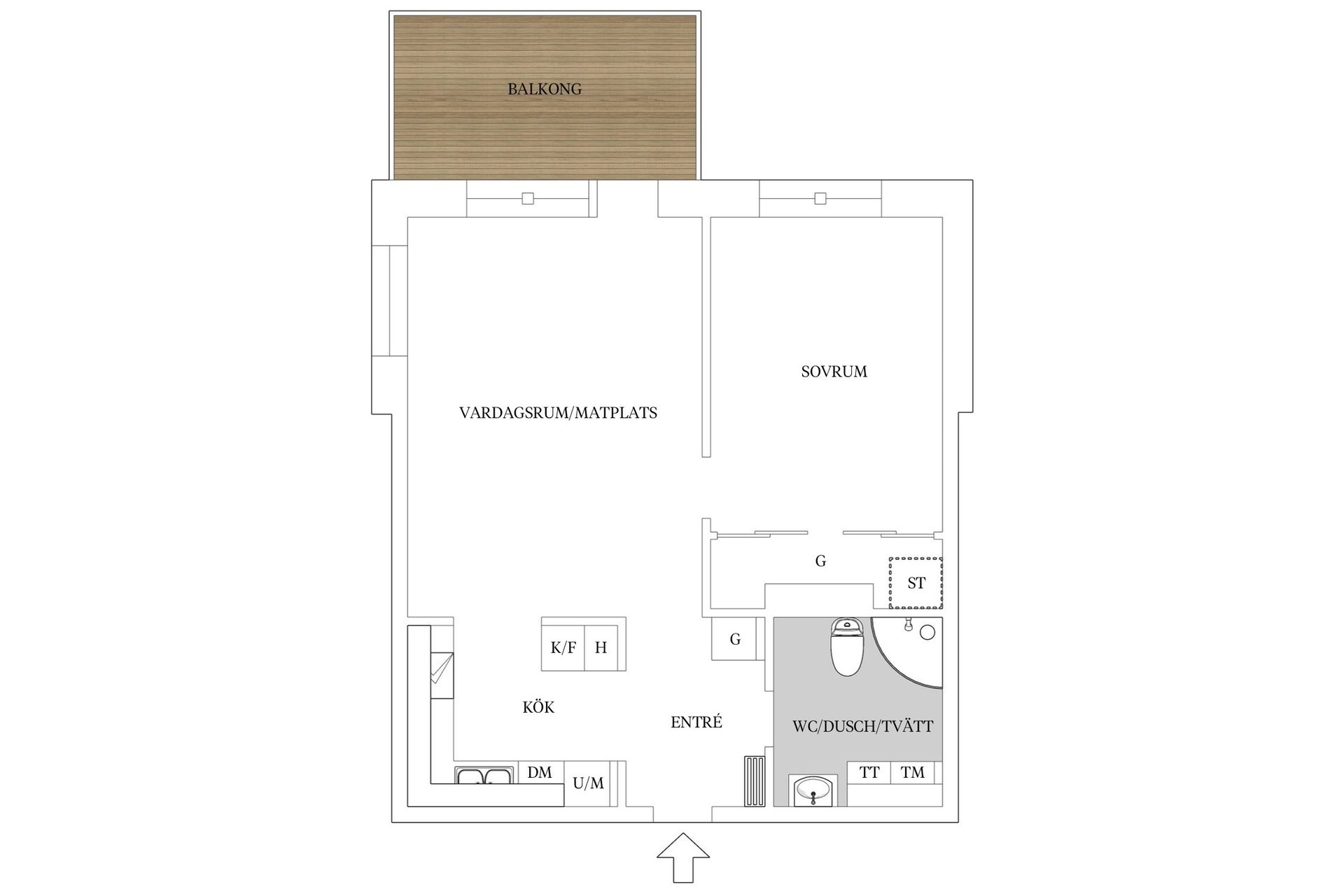 Bostadsrätt, Drottninggatan 12, Söder, Växjö