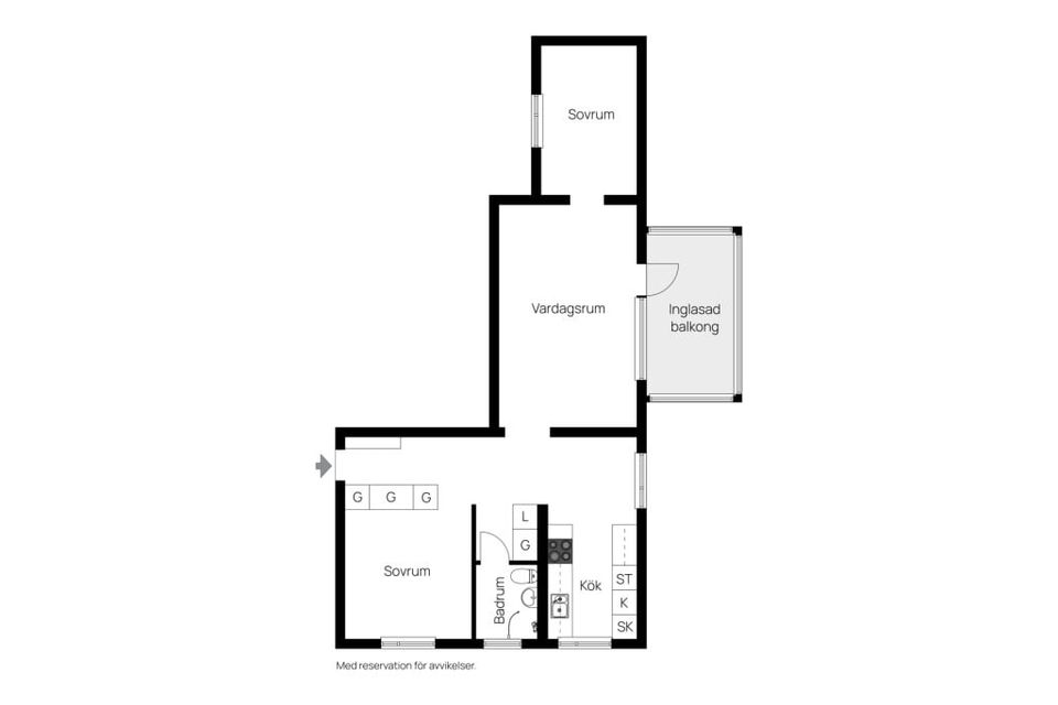Bostadsrätt, Källhagsgatan 39, Trandared, Borås