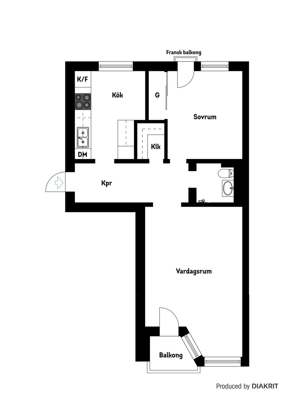 Bostadsrätt, Örnskölds väg 16B, Fågelbo, Nyköping