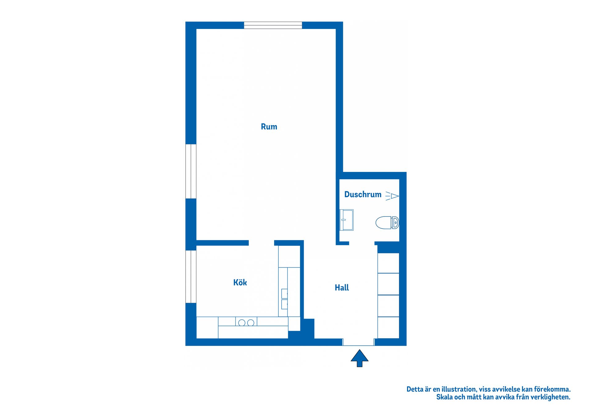 Bostadsrätt, Ölandsgatan 8C, Katrineholm Söder, Katrineholm