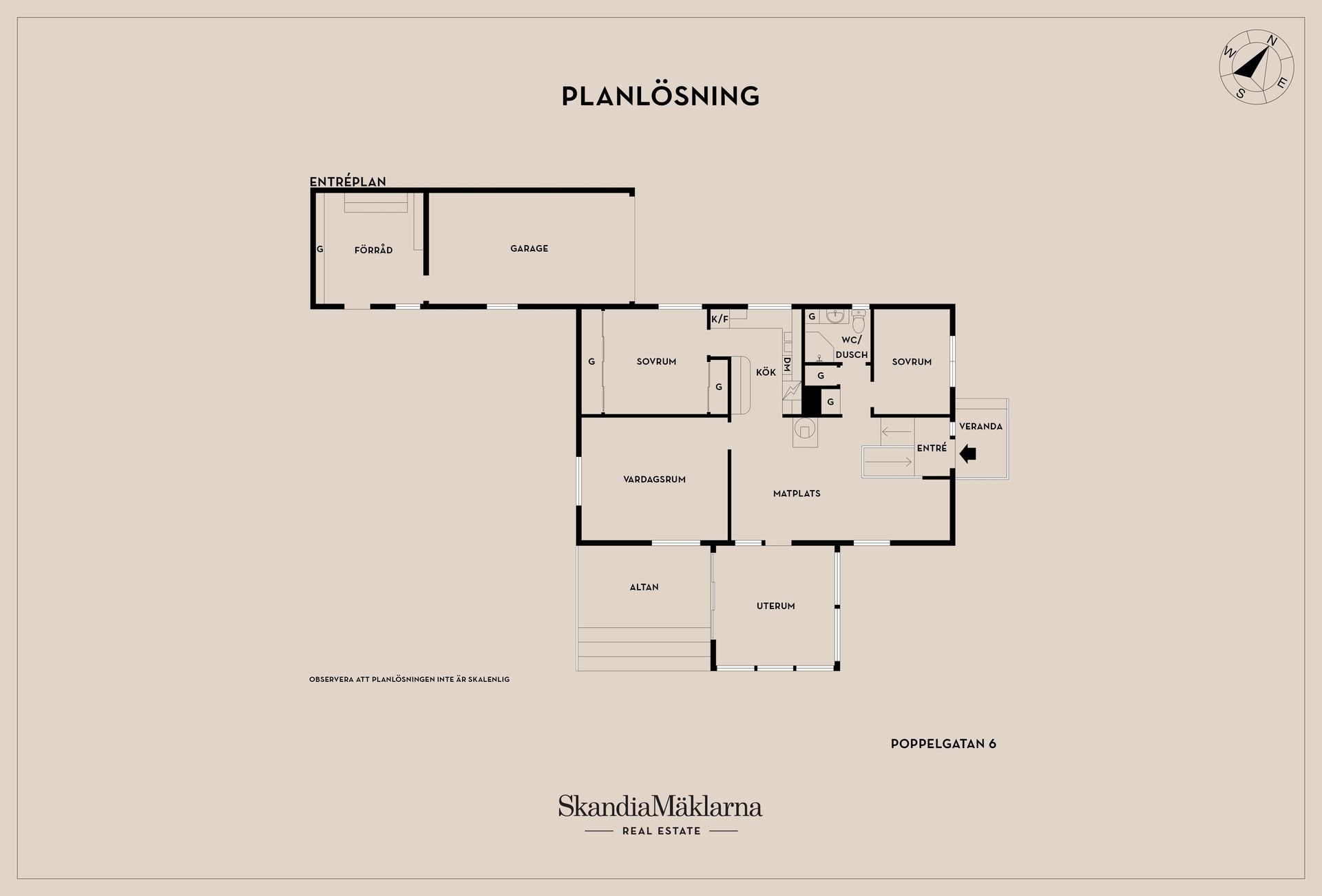 Villa, Poppelgatan 6, Lundby, Mjölby