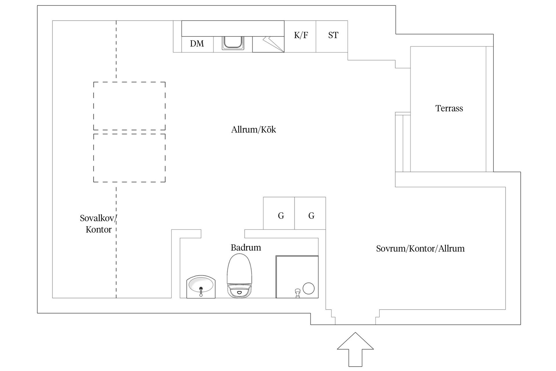 Bostadsrätt, Hårdvallsgatan 3C, Centrala Hisingen, Göteborg