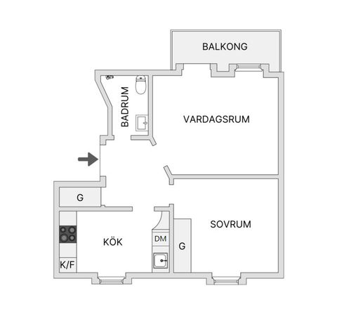 Bostadsrätt, Skeppargatan 39A, Östermalm, Stockholm