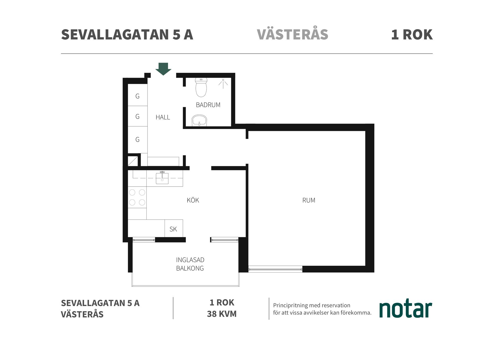 Bostadsrätt, Sevallagatan 5A, Skiljebo, Västerås