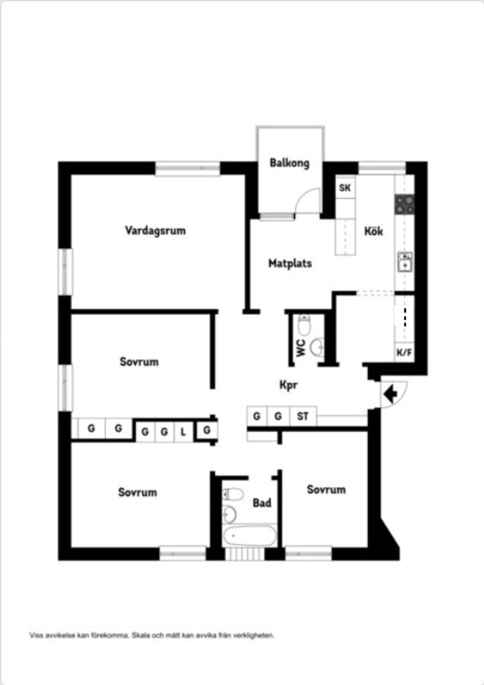 Bostadsrätt, Majvägen 1A, Bergviken, Luleå