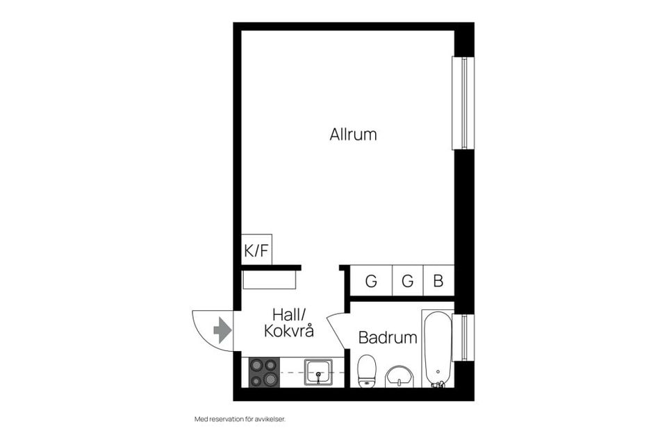 Bostadsrätt, Järnvägsgatan 22a, Ranten, Falköping