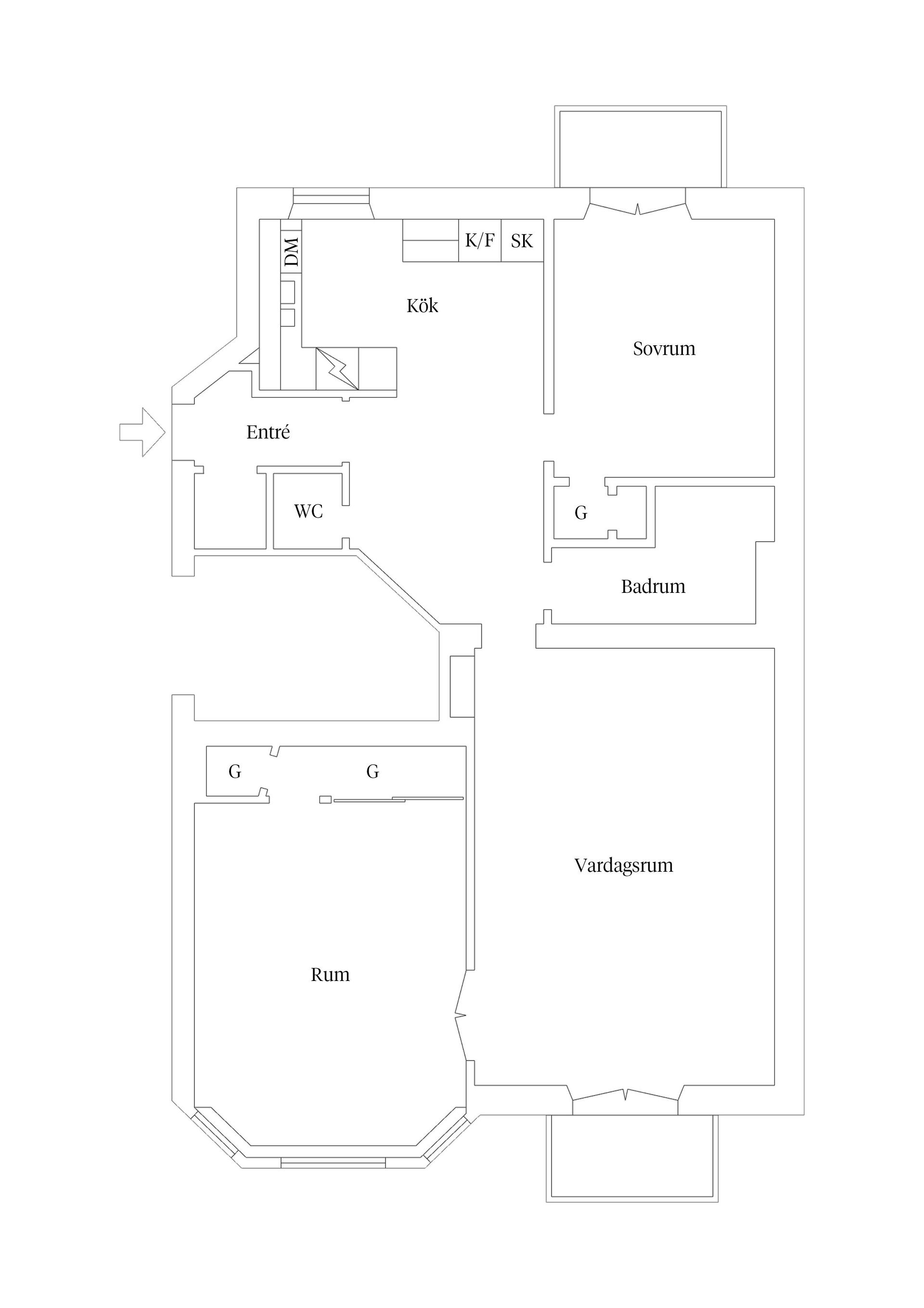 Bostadsrätt, Hälsingegatan 18, 4 tr, Vasastan, Stockholm