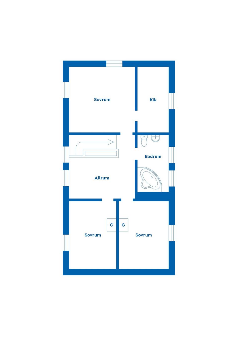Villa, Mosippsvägen 2, Leksand