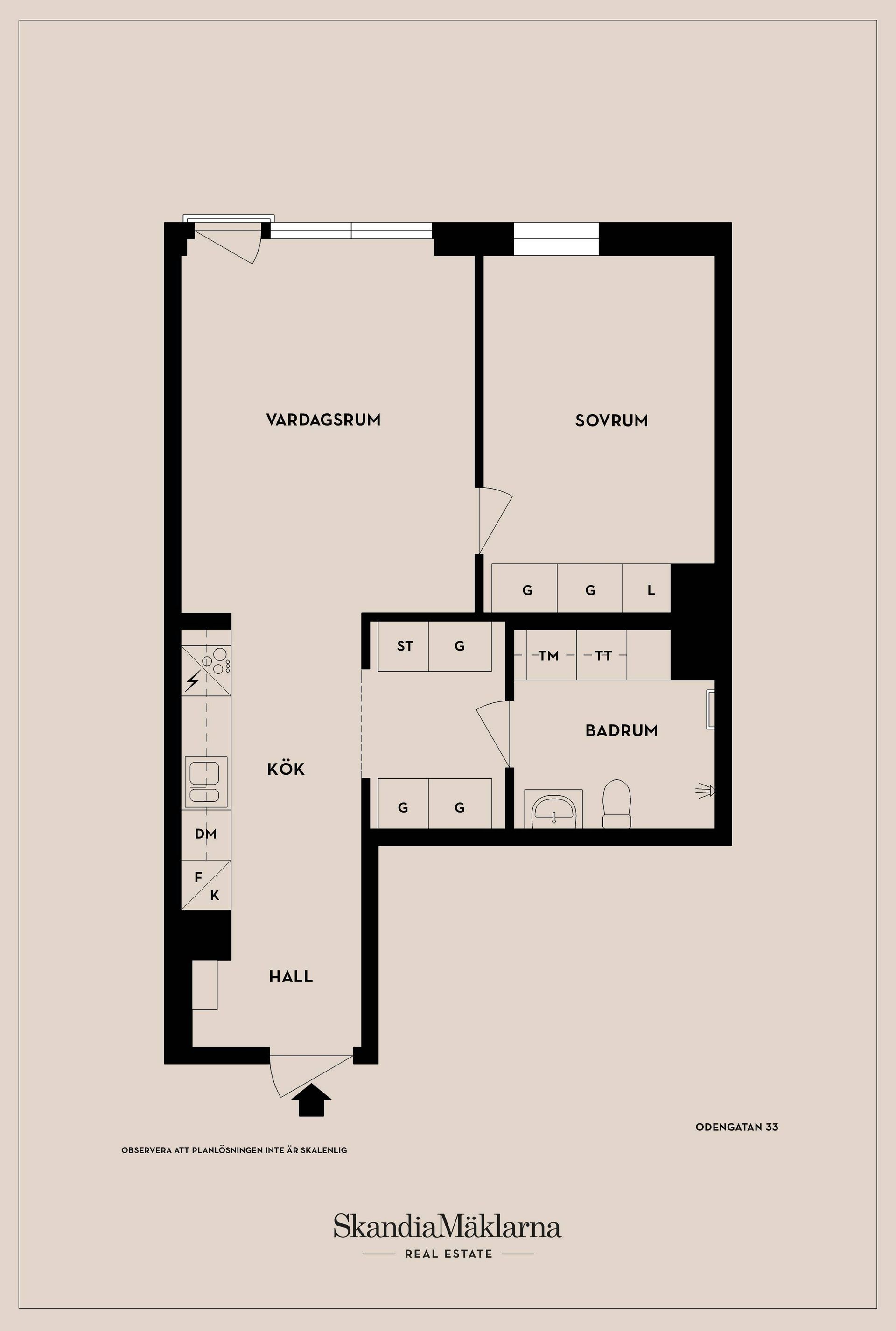 Bostadsrätt, Odengatan 33, Öster - City, Jönköping