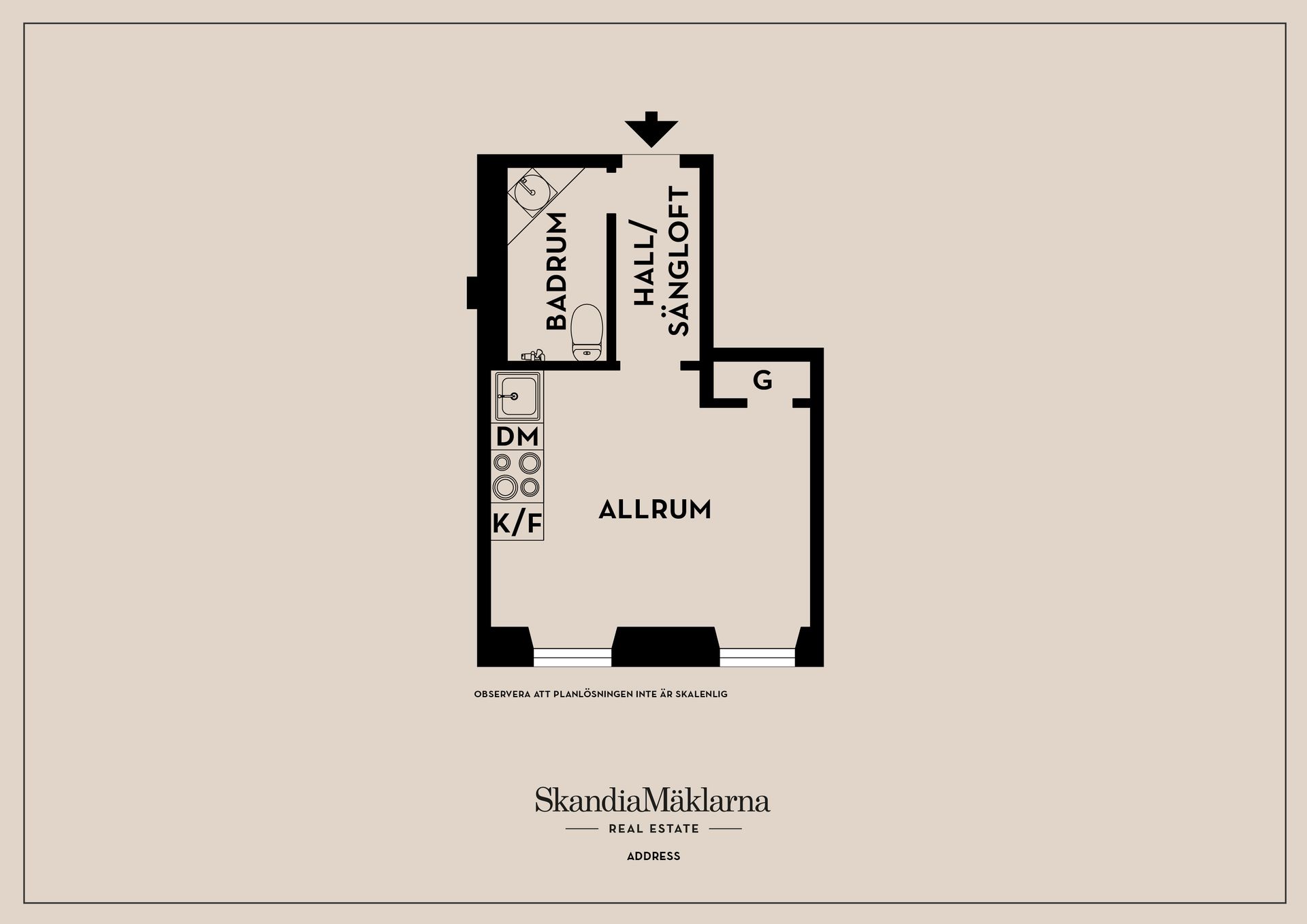 Bostadsrätt, Svartensgatan 12A, Katarina / Södermalm, Stockholm