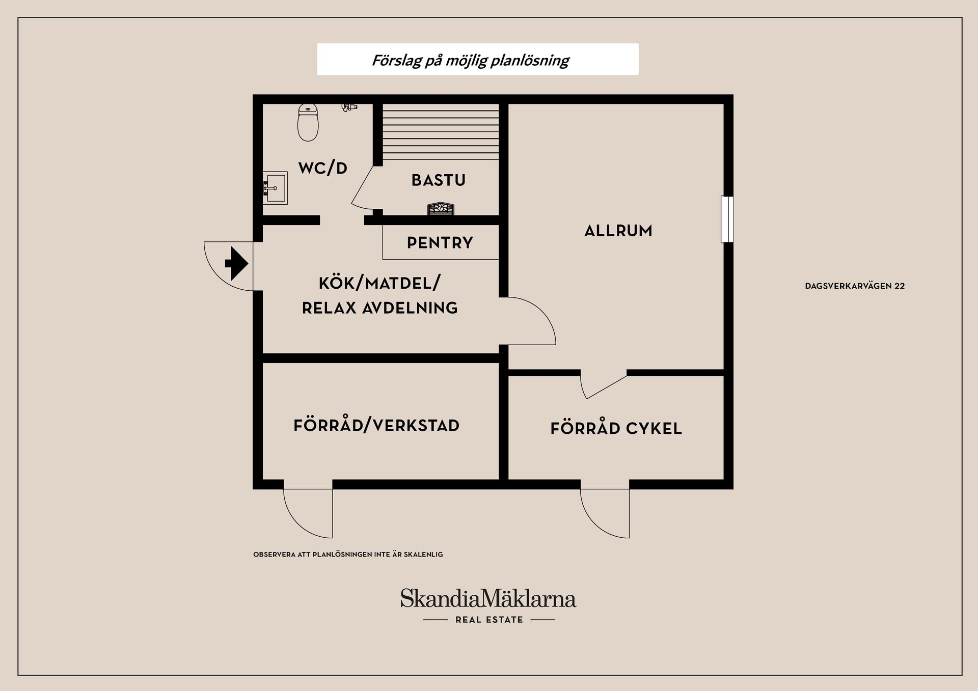 Villa, Dagsverkarvägen 22, Österhagen - Bro, Upplands-Bro