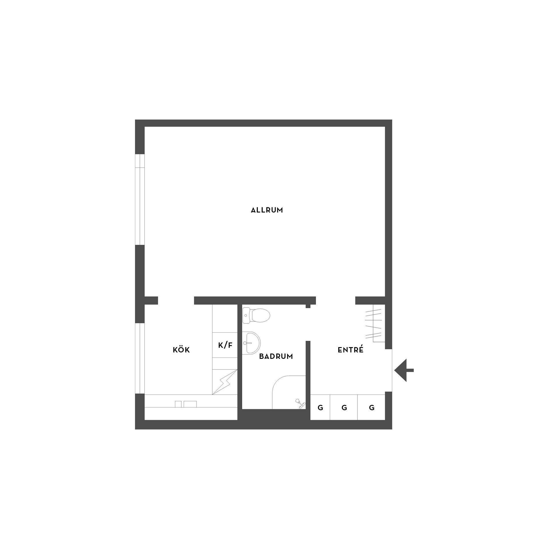Bostadsrätt, Gröna vägen 60A, Vallsängen, Skövde