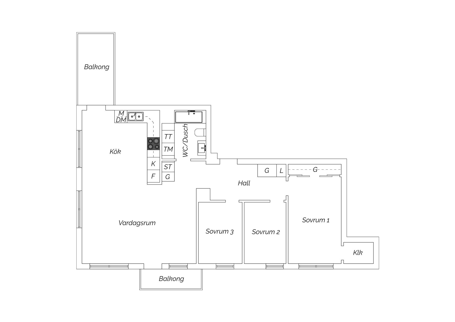 Bostadsrätt, Räfsgatan 14, Elinegård, Malmö