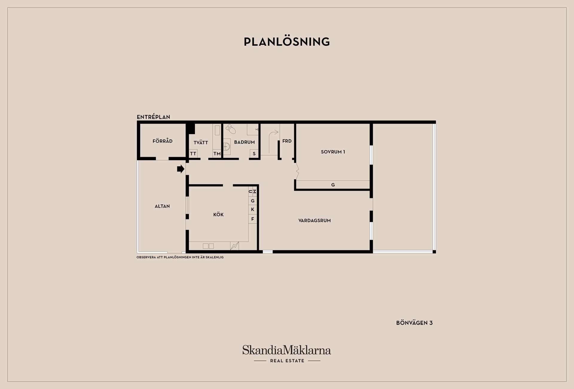 Radhus, Bönvägen 3, Kungsbacka