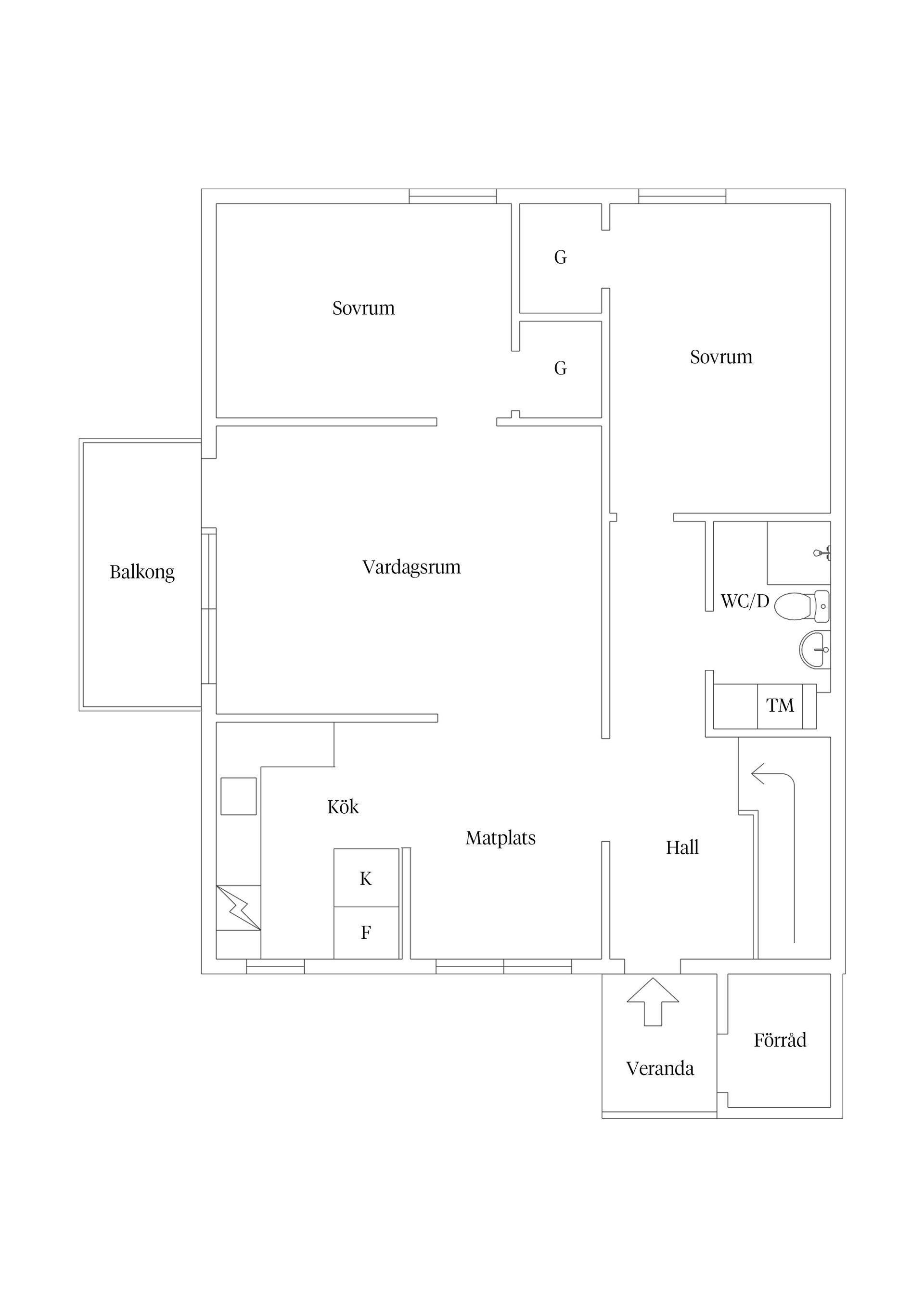 Bostadsrätt, Bladgatan 22, Skellefteå