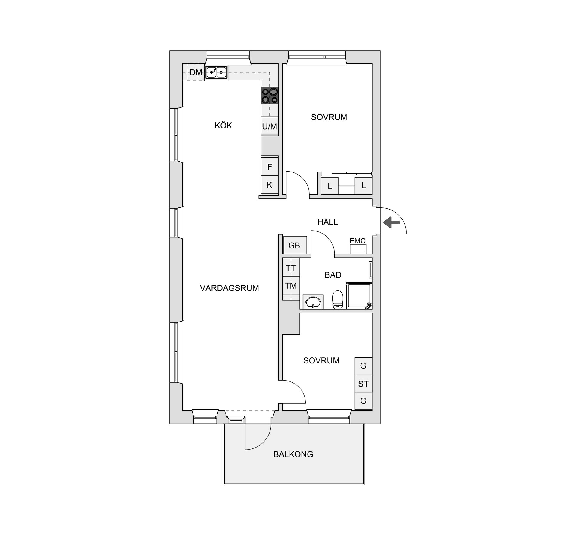 Bostadsrätt, Mölndals innerstad, Innerstaden, Mölndal
